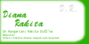 diana rakita business card